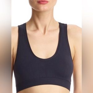 Commando Minimalist Racerback bra matte black microfiber M/L New/ NWT